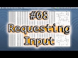 Read more about the article Programming Basics #8 Requesting Input